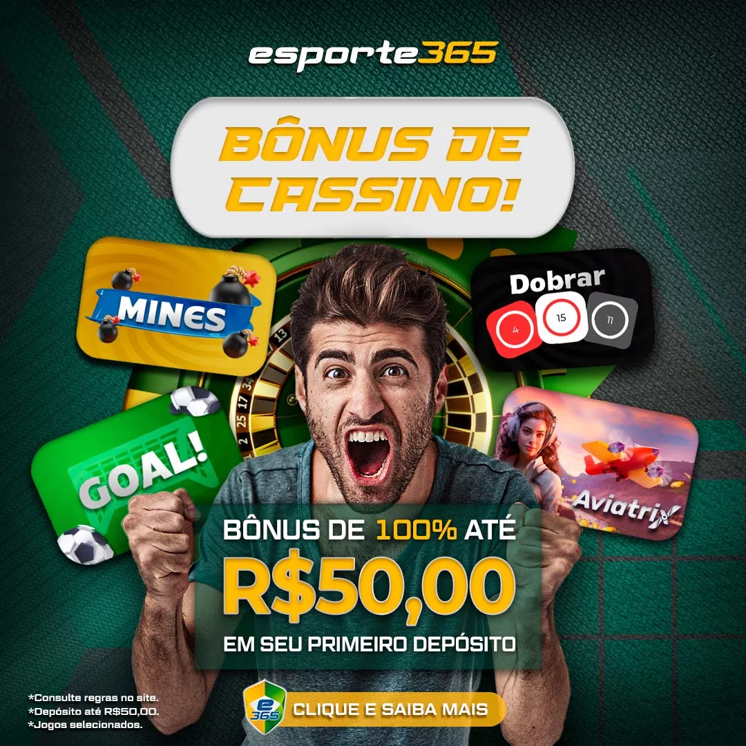 Cadastre-se na Esporte365 para receber o bônus de boas-vindas